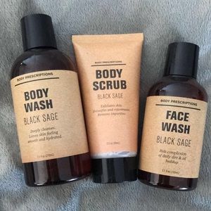 Bath wash, scrub, face wash